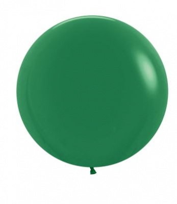 Fashion Colour Forest Green 24" Latex Balloons 60cm 3 Pack