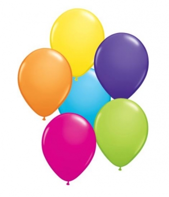 Qualatex Tropical 11" Latex Balloons 100 Pack