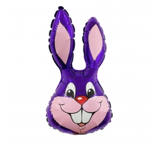 14" MINI RABBIT HEAD PURPLE