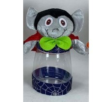 Vampire Halloween 8" Candy Jar