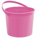 Pink Plastic Buckets 11cm x 13cm