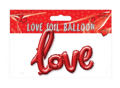 Valentines Day Love Foil Balloon