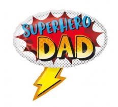 Superhero Dad Supershape 27" Foil Balloons