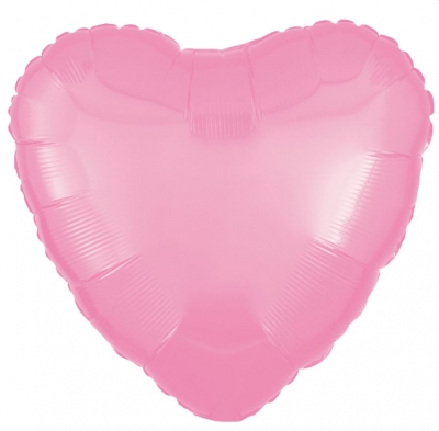 Amscan Metallic Pink Heart Standard Pack aged Foil Balloon