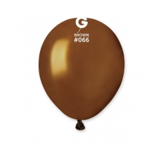 GEMAR 5" PK50 LATEX BALLOONS METALLIC BROWN #066