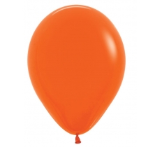 Fashion Colour Solid Orange Latex Balloons 12"- 25 Pack 25PC