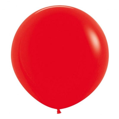 SEMPERTEX 24" Fashion Red Latex Balloons 3pk