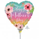 FLOWERS OMBRE MOTHER'S DAY MINI FOIL BALLOONS A15