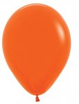 Fashion Colour Solid Orange Latex Balloons 12"- 25 Pack 25PC