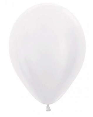 Sempertex 12" Pearl ( Satin ) Latex Balloons 50 Pack