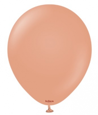 Kalisan 12" Standard Clay Pink Latex Balloon 100pack