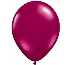 Jewel 11" Sparkling Burgundy Latex Balloons Pack Of 100