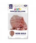 Rose Gold Balloon 12 Pack