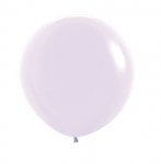 Pastel Matte Solid Lilac 24" Latex Balloons 60cm - 3 Pack C