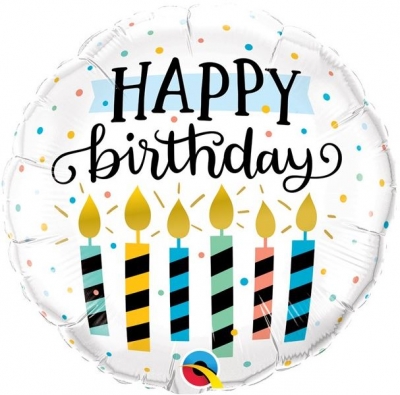 Happy Birthday 18" Balloon