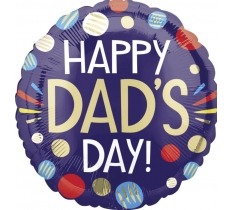 18" HAPPY DADS DAY BALLOON