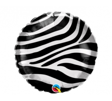 QUALATEX 18" ZEBRA STRIPES PATTERN