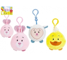 8CM SPRINGTIME CLIP ON PLUSH WITH SOUND CHIP