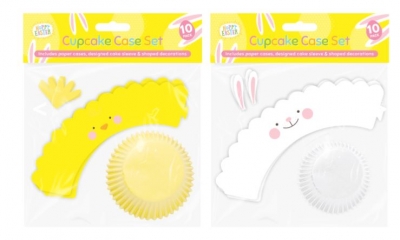 EASTER CHARACTER CUP CAKE SET 10 PACK