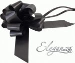 Eleganza Poly Pull Bows 50mm x 20pcs Black No.20