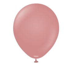 KALISAN 12" RETRO ROSEWOOD BALLOON - 100CT