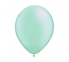 5" PASTEL PEARL MINT GREEN LATEX BALLOONS (100)