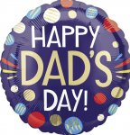 18" HAPPY DADS DAY BALLOON