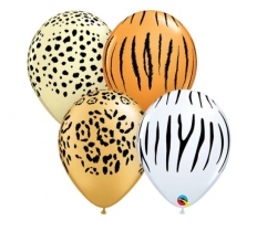 Qualatex 5" Round Special Safari Balloons 100 Pack