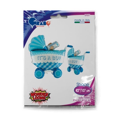 It's A Boy Buggy 3D 42" Single Pack