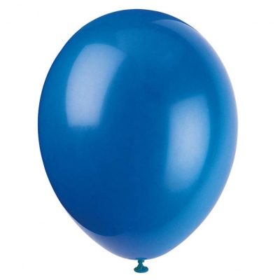 12" PREMIUM LATEX BALLOONS 10 PACK EVENING BLUE