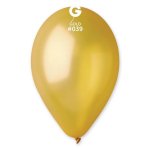 GEMAR 13" PK50 LATEX BALLOONS METALLIC GOLD #039