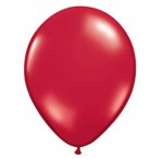 11" QUALATEX RUBY RED LATEX BALLOONS 100PACK