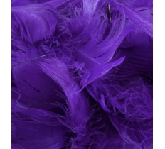 Eleganza Feathers Mixed sizes 3"-5" 50g bag Purple No.36