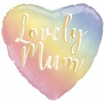 Lovely Mum Ombre Standard Foil Balloons