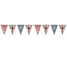 VINATGE TRIANGLE BUNTING 3M