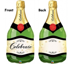 QUALATEX 39" CELEBRATE WINE BOTTLE (PERSONALISE ME)