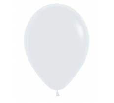 Sempertex 12" Fashion White Latex Balloons 12 Pack