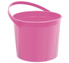 Pink Plastic Buckets 11cm x 13cm