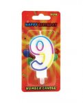 GSD NUMBER 9 BIRTHDAY CANDLE