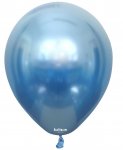 KALISAN 12" MIRROR BLUE LATEX BALLOON - 50CT