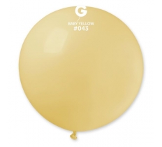 GEMAR GIANT BALLOONS BABY YELLOW 10PACK #043