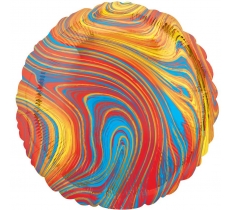 Marblez Colourful Circle Standard Hx Foil Balloons S15