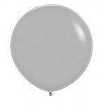 Fashion Colour Grey 24" Latex Balloons 60cm 3 Pack