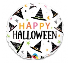 Halloween 18" Witch Hats Foil Balloon ( 1 )