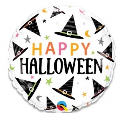 Halloween 18" Witch Hats Foil Balloon ( 1 )
