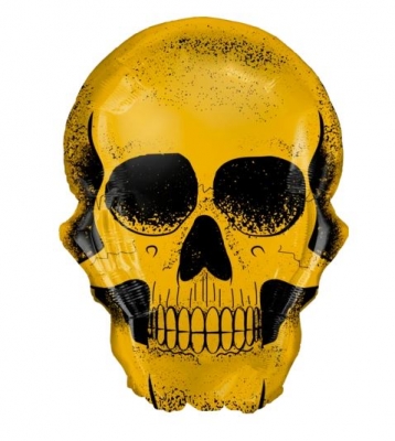 Golden Skull Shape 36"