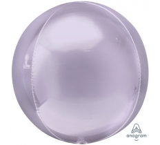 Pastel Lilac Orbz Xl Packaged 15" Foil Balloons