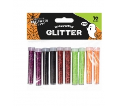 Halloween Glitter Tubes 10 Pack