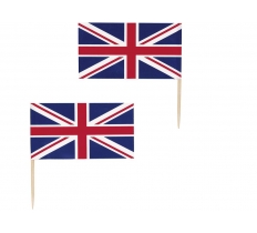 KING CORONATION 30 UNION JACK FLAG PICKS