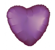 Amscan Silk Lustre Flamingo Heart Standard Foil Balloons